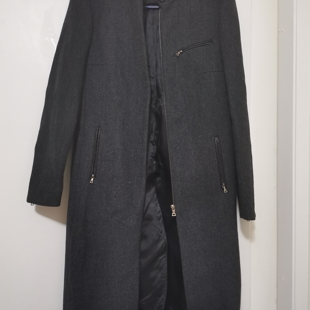PRADA 100 %WOOL WOMEN'S LONG COAT. - Picture 2 of 16